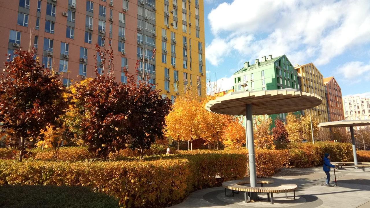 Georgeous Bright Studio In A Bright Residential Complex Comfort Town Кт-08 Киев Екстериор снимка